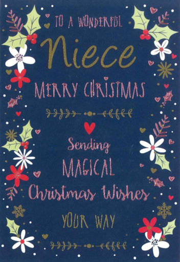 Picture of WONDERFUL NIECE CHRISTMAS CARD